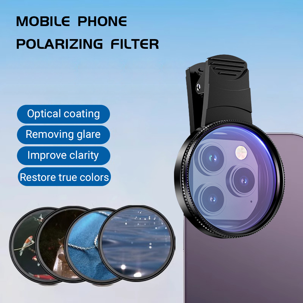 Lens Camera Clip - Lente polarizadora universal para teléfono móvil