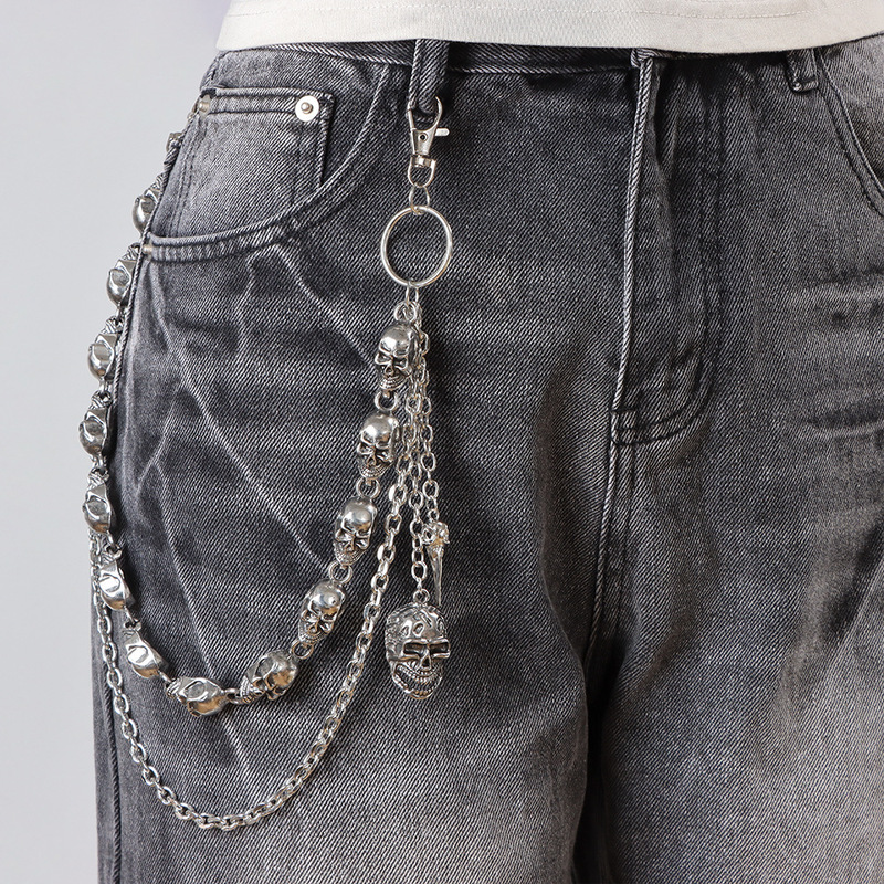 Phone Accessories Hanging - Cadena de cintura metálica gótica punk