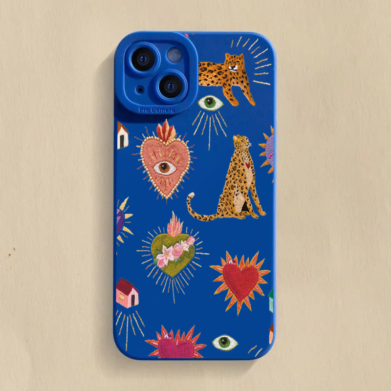 Samsung Accessories Phone - Funda de Teléfono con Diseño Floral