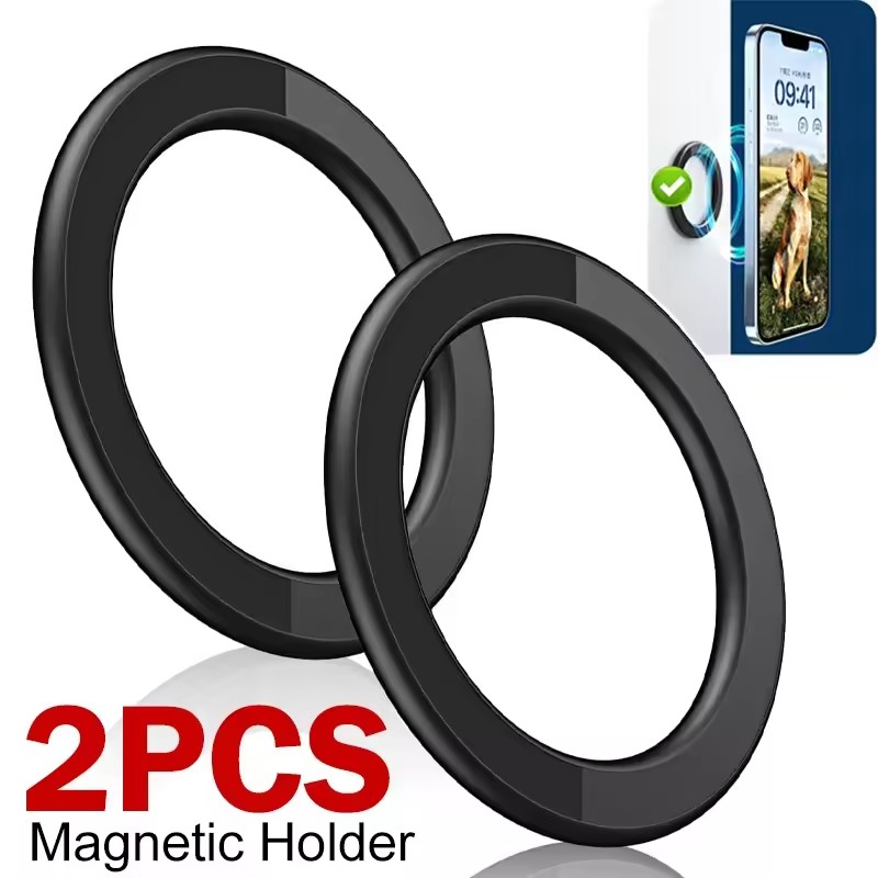 Quirky Phone Accessories - Soporte Magnético Adhesivo para Anillo MagSafe,