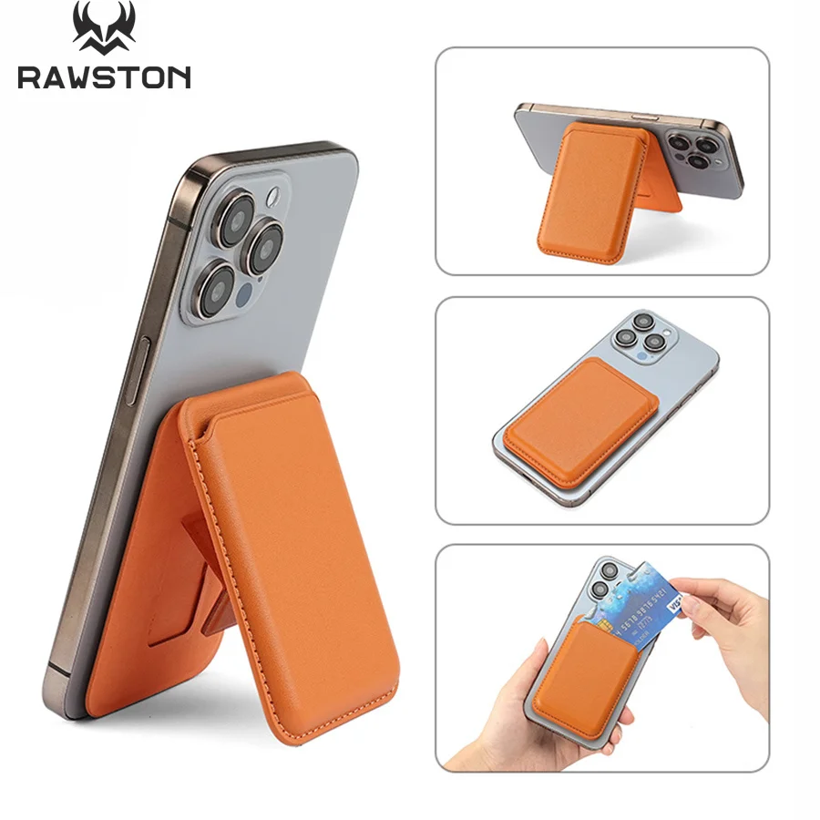 Phone Accessories Pouch - Funda tipo billetera de cuero magnética