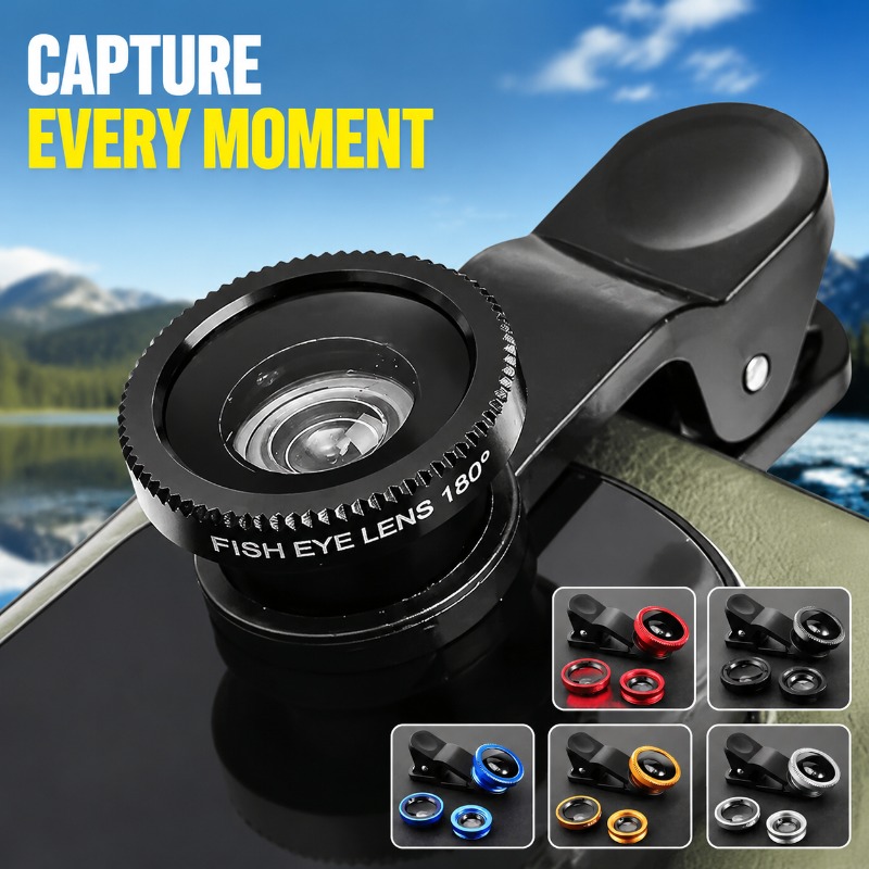 Lens Camera Clip - Kit de Lentes Universales para Cámara