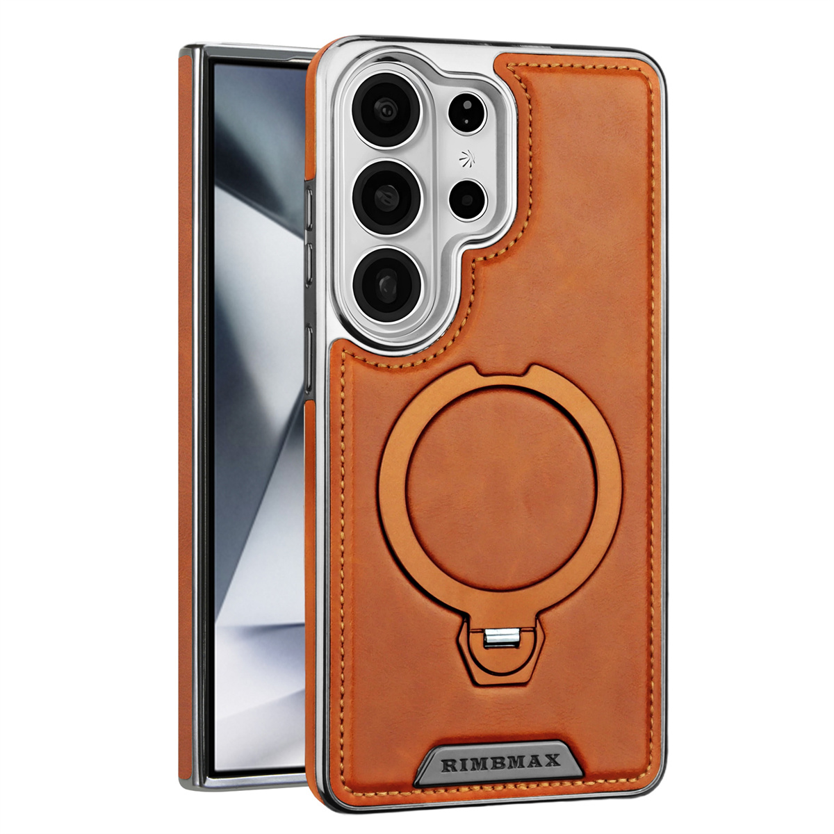 Funda de cuero PU para Samsung - Phone Accessories Ring Holder reseña y precio