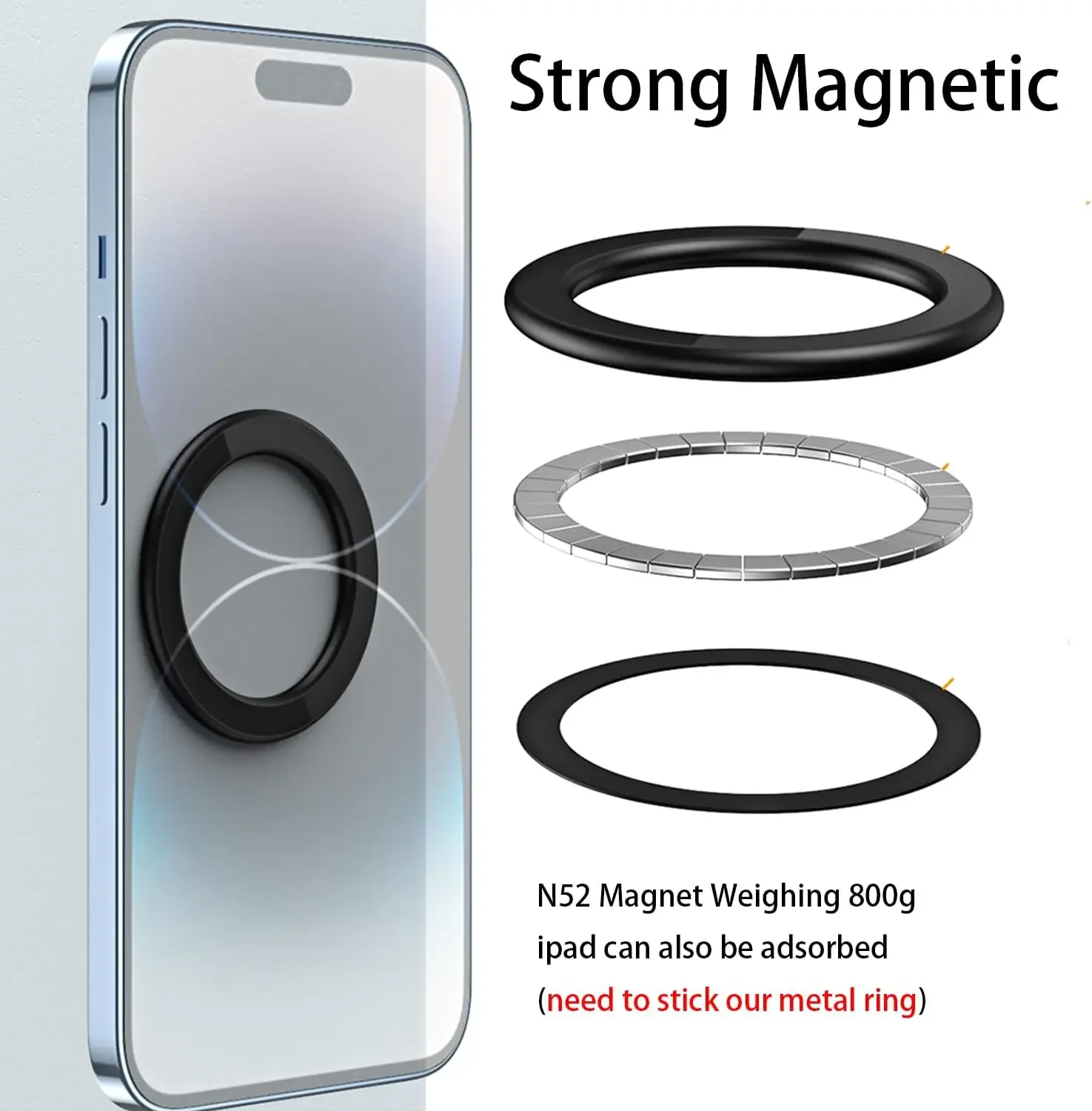 Soporte Magnético Adhesivo par - Quirky Phone Accessories reseña y precio