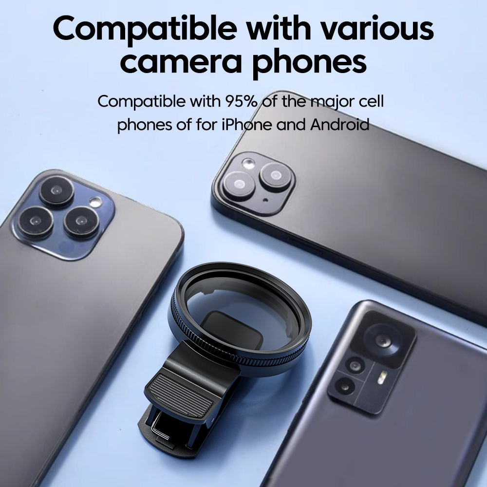 Kit de filtro CPL/UV con clip  - Lens Camera Clip reseña y precio