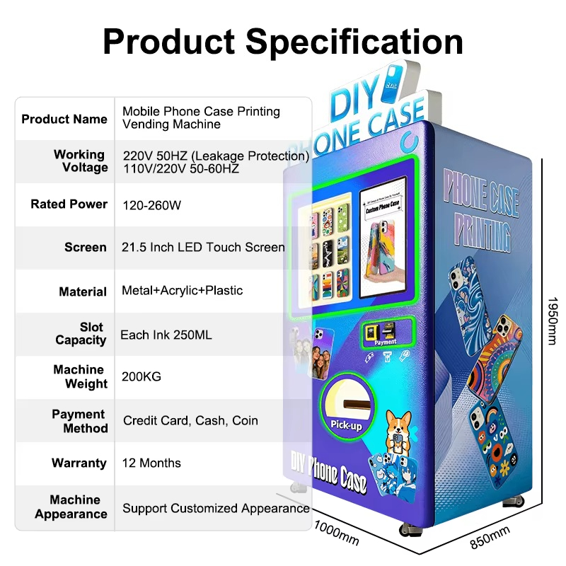 Máquina expendedora de fundas  - Phone Accessories Vending Machine reseña y precio