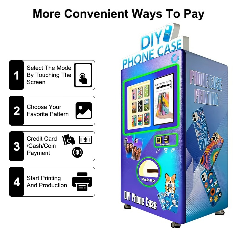Máquina expendedora de fundas  - Phone Accessories Vending Machine reseña y precio
