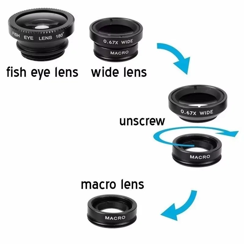 Kit de Lentes Universales para - Lens Camera Clip reseña y precio