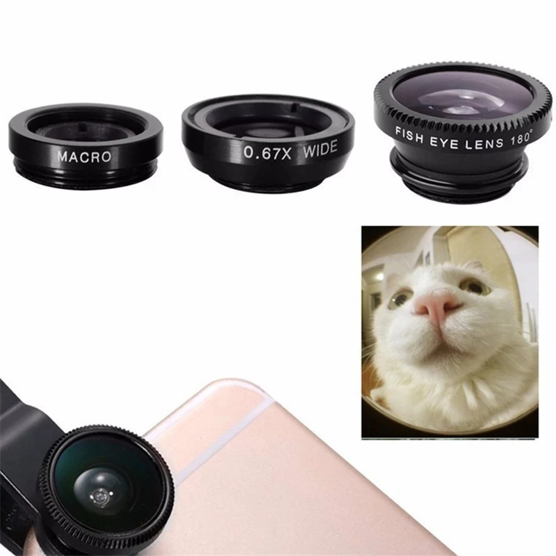 Lente de teléfono 3 en 1 tipo  - Lens Camera Clip reseña y precio