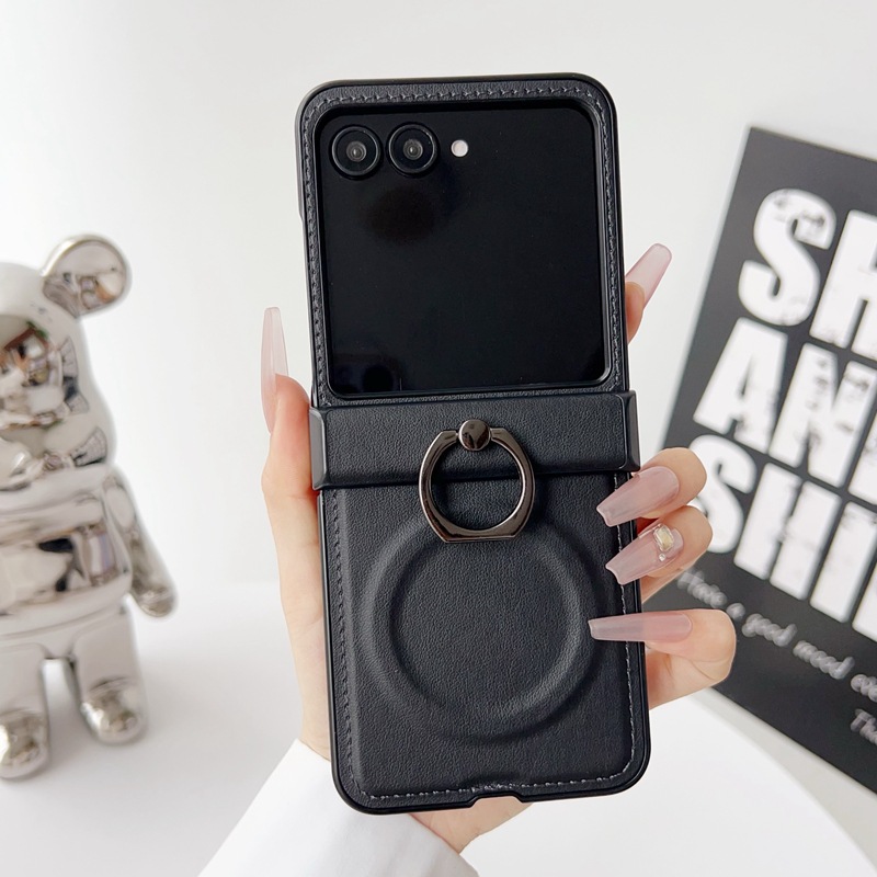 Funda de Cuero con Anillo Gira - Phone Accessories Ring Holder reseña y precio