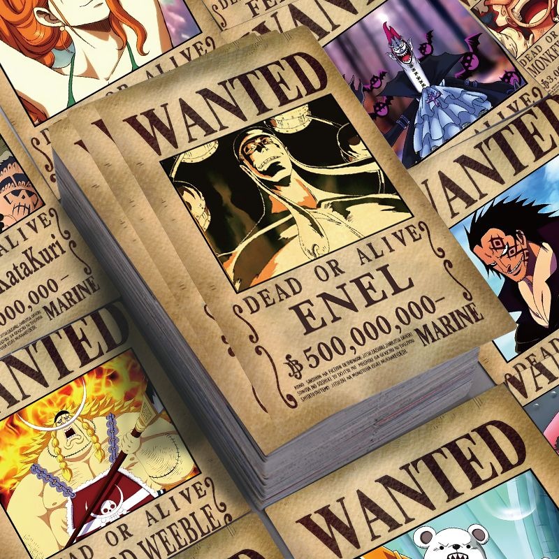 56 pegatinas de One Piece Want - Phone Accessories Poster reseña y precio