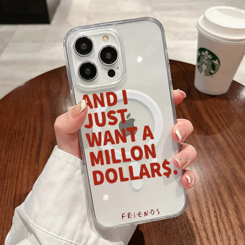Funda con frases abstractas a  - Phone Case Clear reseña y precio