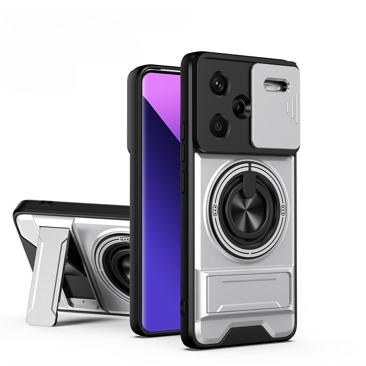 Funda de teléfono con lente de - Phone Accessories Ring Holder reseña y precio