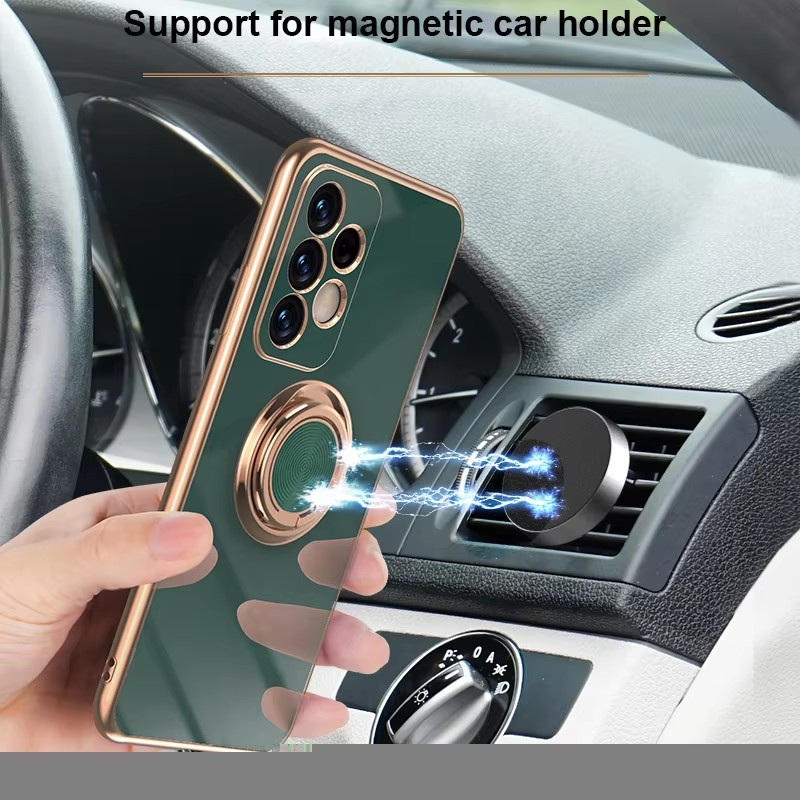 Chapado de lujo Magnético 360  - Phone Accessories Ring Holder reseña y precio