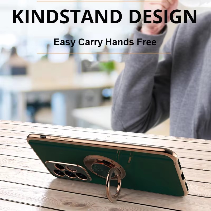 Chapado de lujo Magnético 360  - Phone Accessories Ring Holder reseña y precio