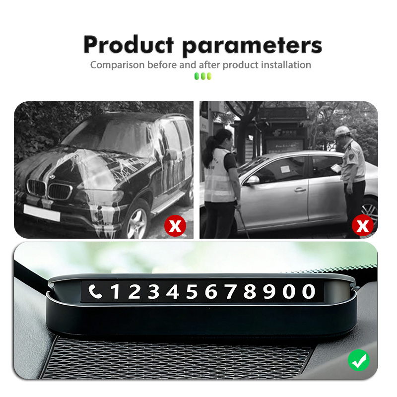 Tarjeta de Estacionamiento Tem - Qq Phone Accessories reseña y precio
