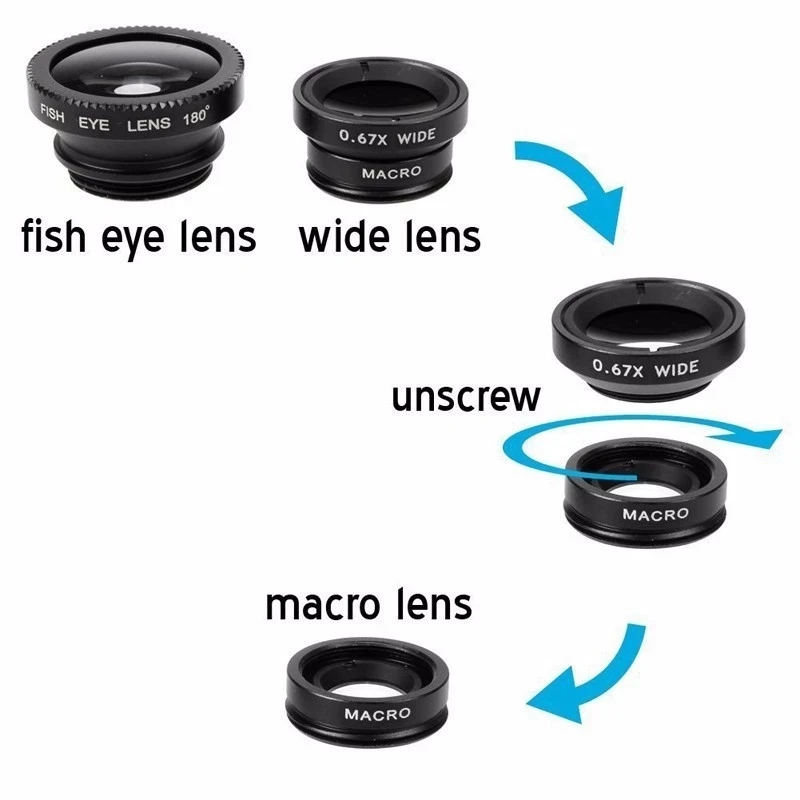 Lente de Cámara 3 en 1 con Ojo - Lens Camera Clip reseña y precio
